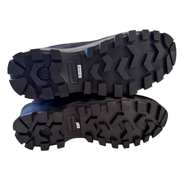 Hunter Explorer Leather Size 6 EU 37 Sneaker Black Lace Up NWOB Boots $138 - Picture 3 of 12